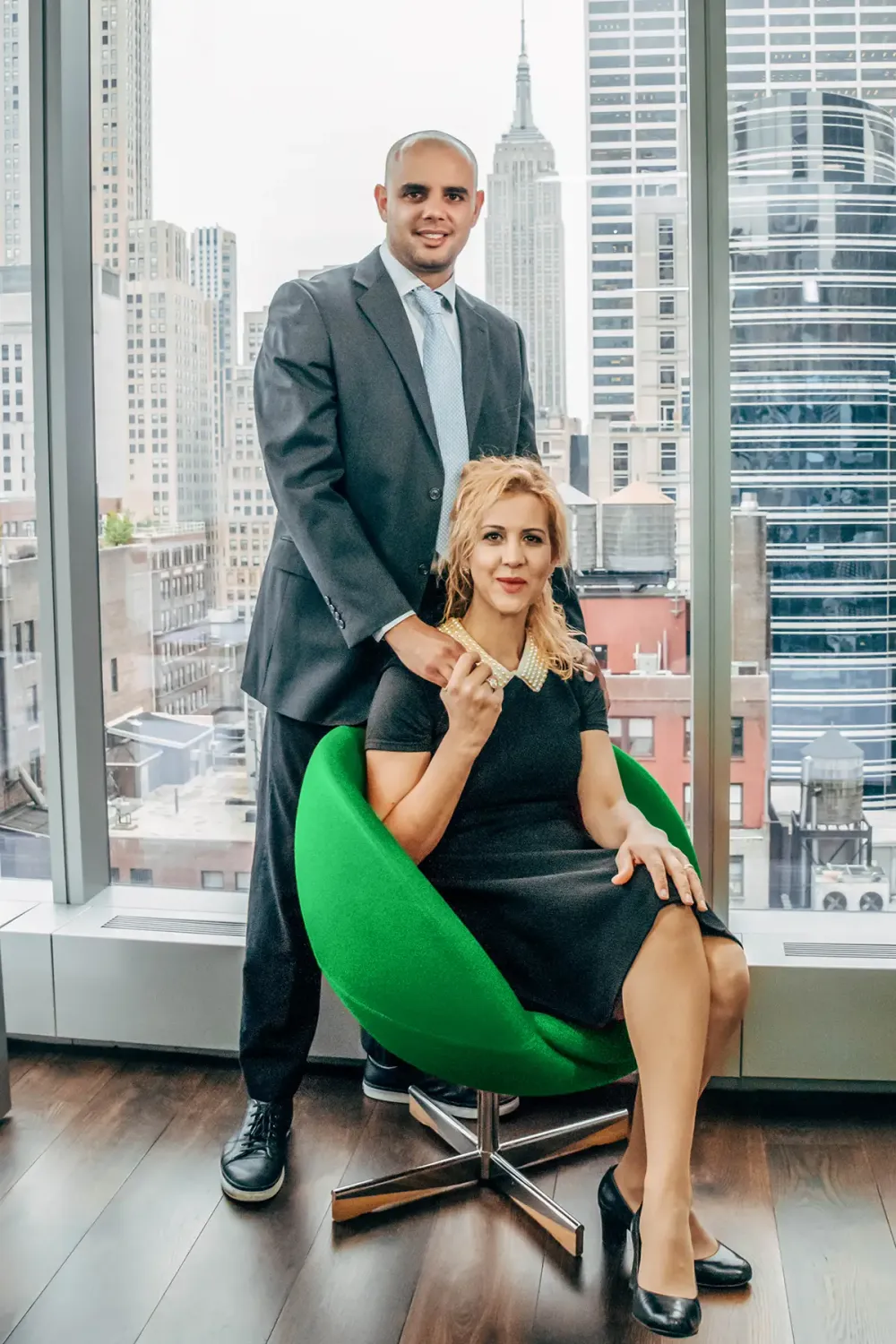 Founders of The Chosen One Group, Talia Kastiel-Katz and Yarin Katz, in their office environment